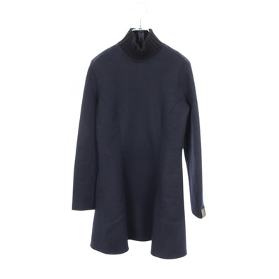 ルイ・ヴィトン LOUIS VUITTON ハイネック 切替 ワンピース 衣料品 トップス キャメル レディース ネイビー系 RW252WB EFX FTRO76 【中古】