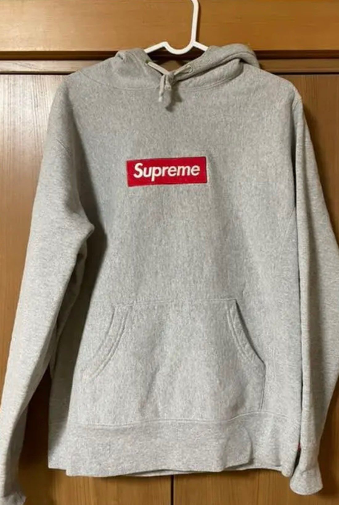 Supreme Box Logo Hooded Sweatshirt "Heather Grey" (16FW)