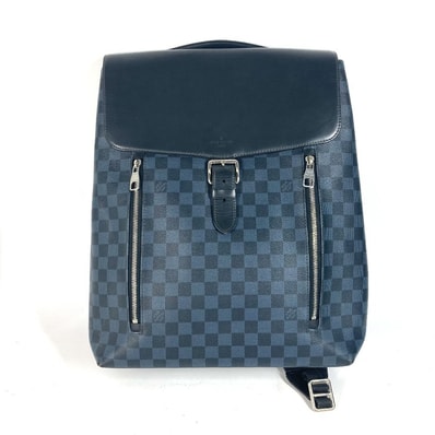 ルイヴィトン LOUIS VUITTON ニューポート N41586 ダミエコバルト カバン バックパック フラップ リュックサック ダミエコバルトキャンバス ネイビー