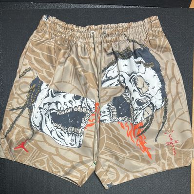 Air Jordan x Travis Cactus Jack Pool Short "Khaki Desert"