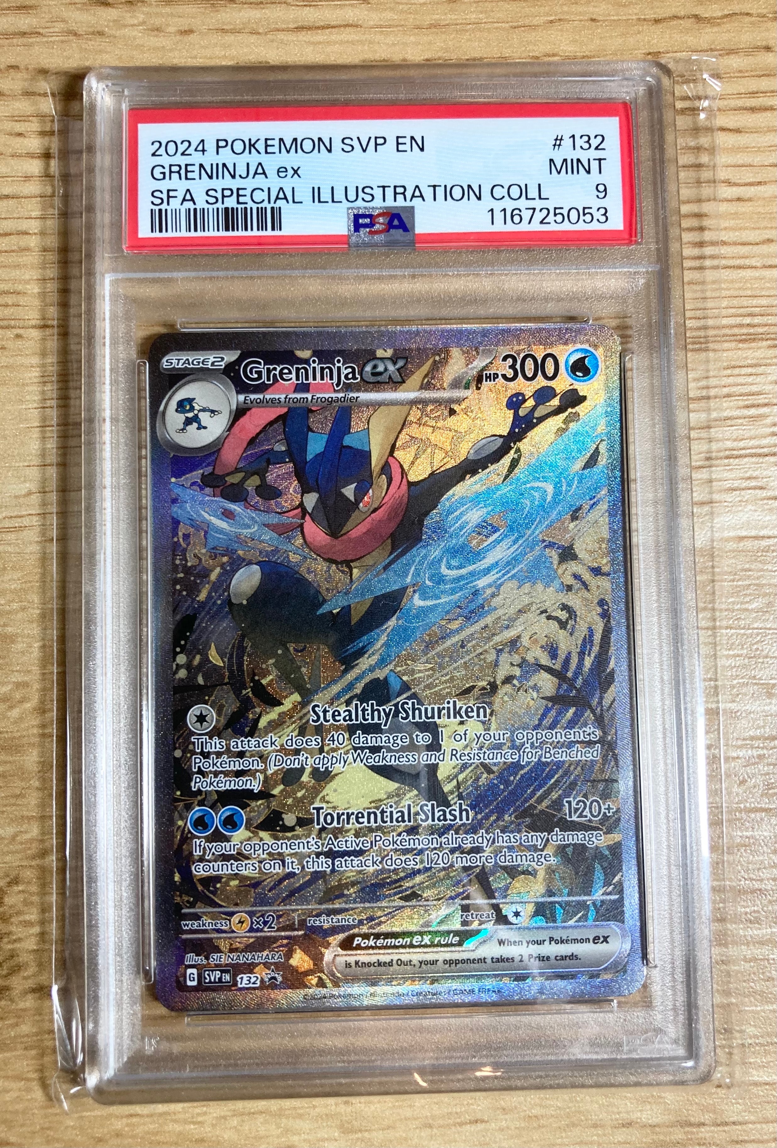 ゲッコウガex P [SVP EN 132]【英語版】(スカーレット&バイオレット