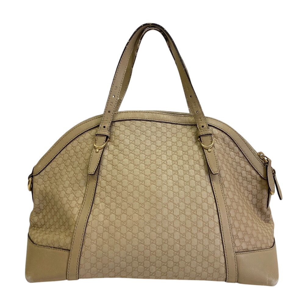 グッチ GUCCI ショルダーバッグ マイクロシマ 2WAY 309614 ベージュ