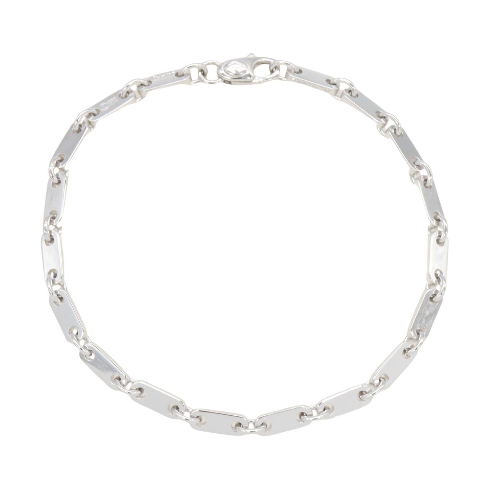 カルティエ CARTIER フィガロ ブレスレット ブレスレット アクセサリー K18WG(ホワイトゴールド) メンズ レディース シルバー系 【中古】