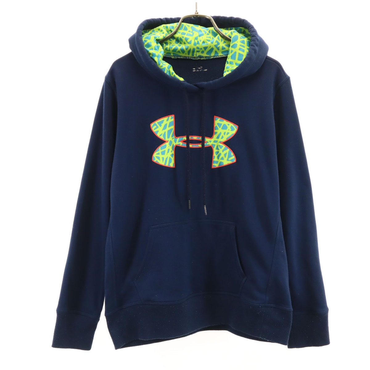 UNDER ARMOUR アンダーアーマー 長袖 スウェットパーカー MD ネイビー プルオーバー