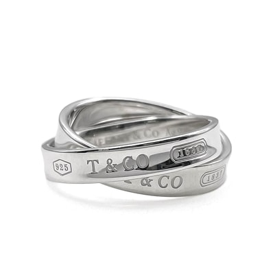 TIFFANY&Co. ティファニー インターロッキング リング・指輪
SV925 8.5号 シルバー 新品仕上済 レディース
【中古】