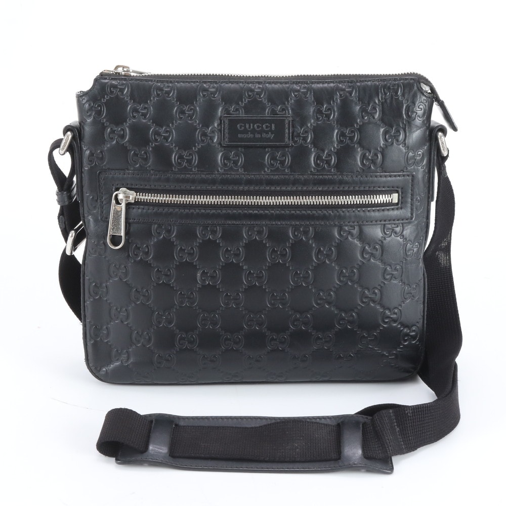 ■美品 グッチ グッチシマ 406410 ショルダーバッグ レザー