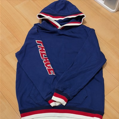 PALACE Split Handle Hood "Blue"