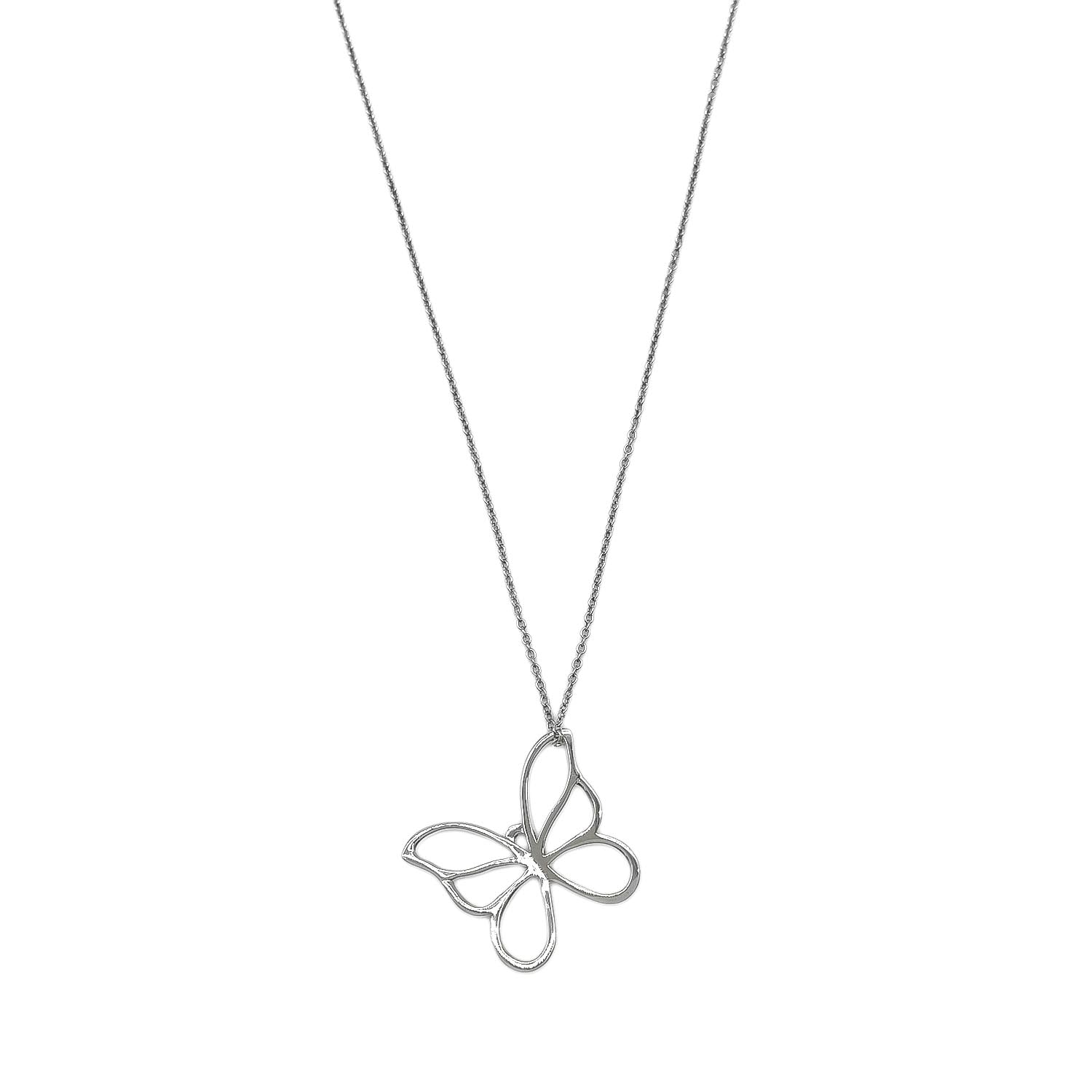 TIFFANY&Co. ティファニー バタフライ ネックレス
 SV925 シルバー 新品仕上済 レディース
 【中古】