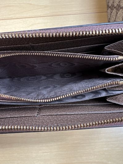 GUCCI x BALENCIAGA The Hacker Continental Zip Wallet Coating Canvas "Beige"