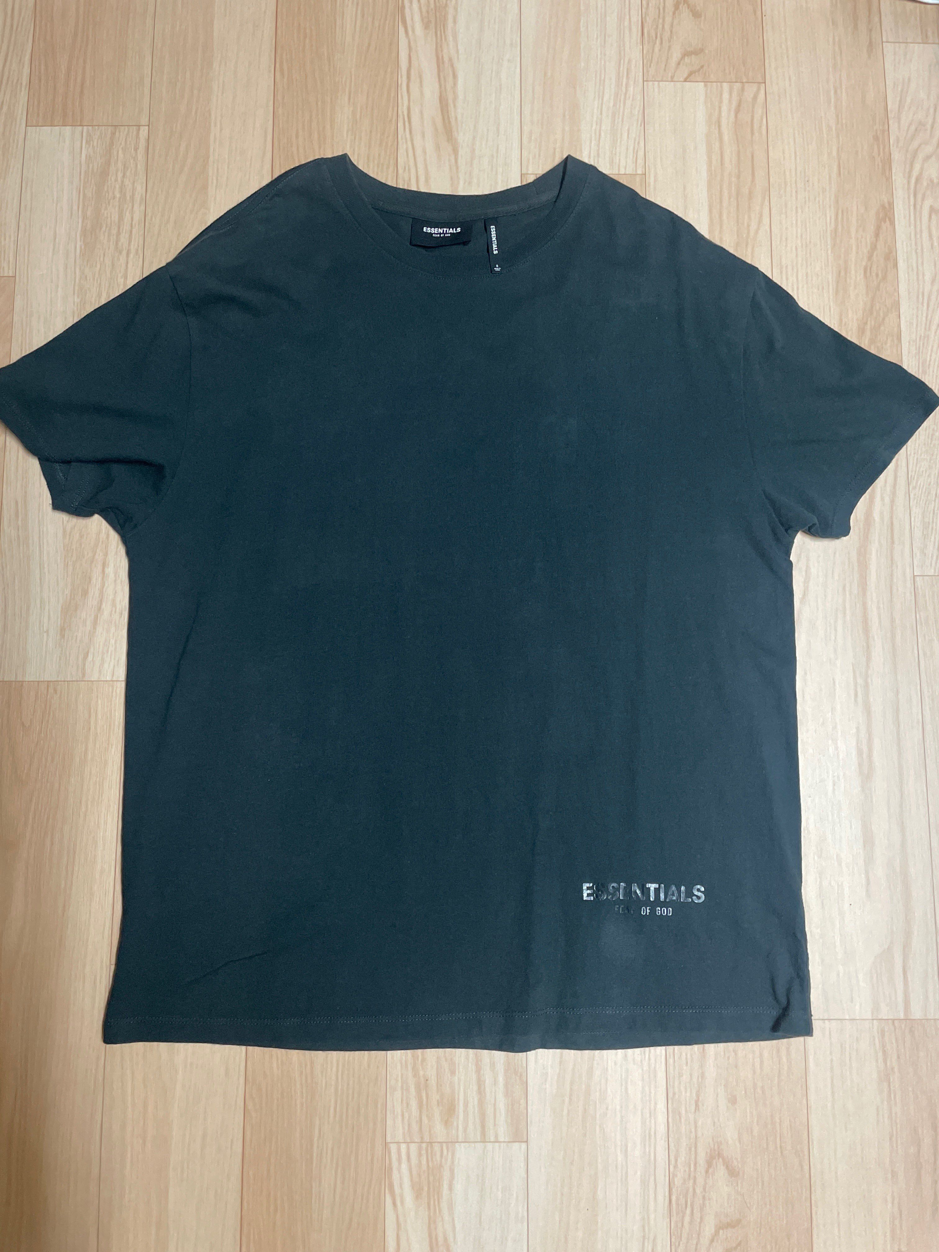 FEAR OF GOD ESSENTIALS 3M Logo Boxy T-shirt "Black"