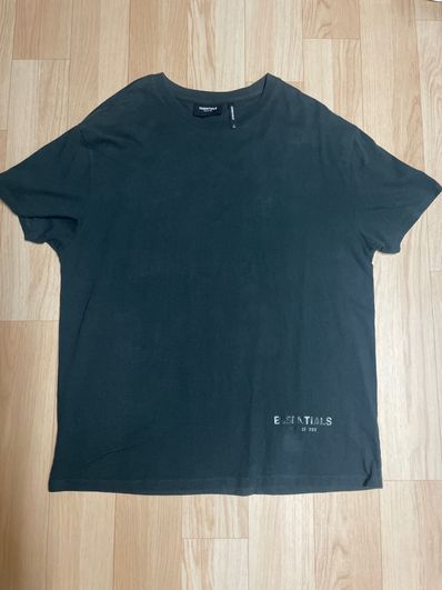 FEAR OF GOD ESSENTIALS 3M Logo Boxy T-shirt "Black"