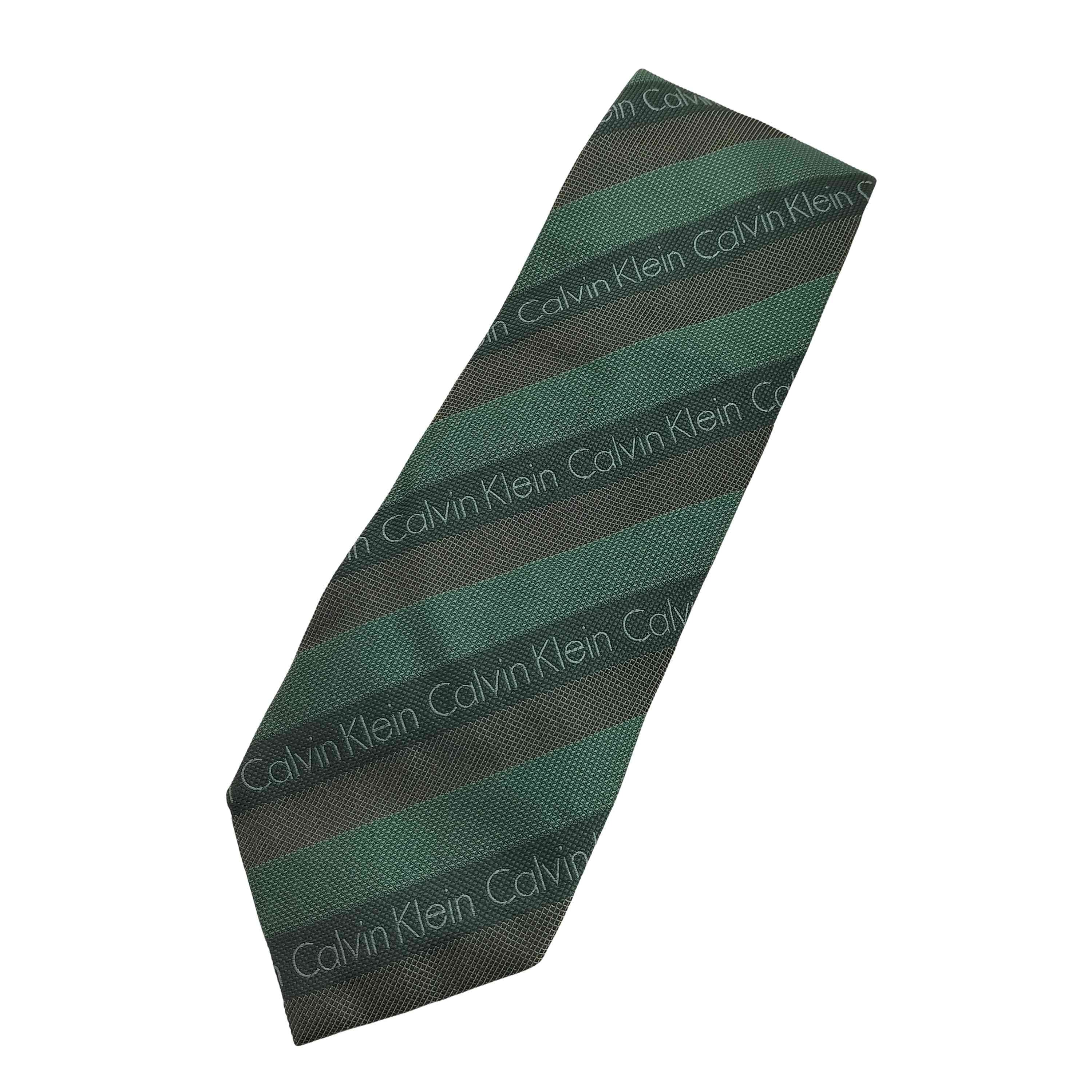 ロゴストライプネクタイ【1140698708112】