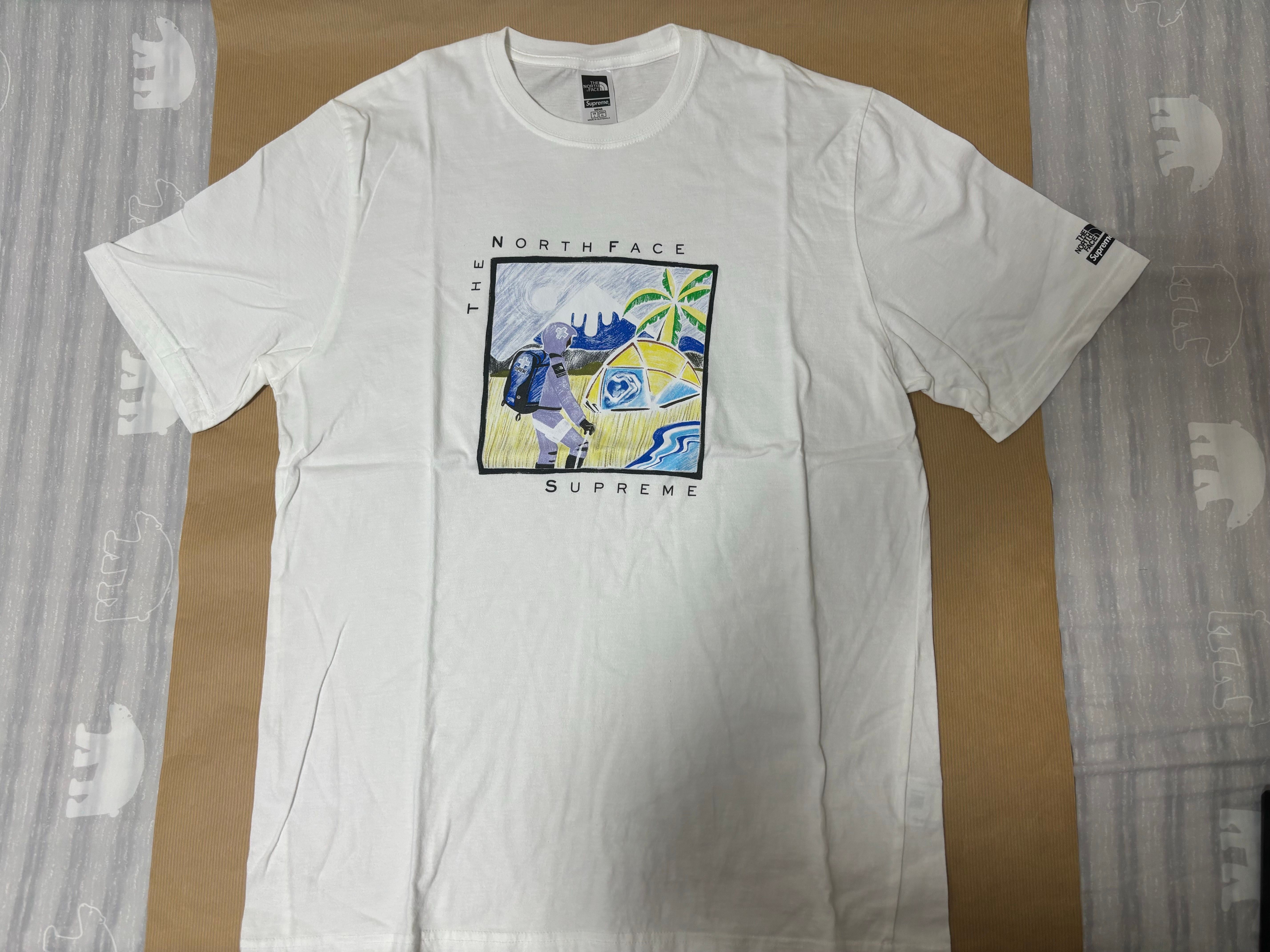 Supreme x The North Face Sketch S/S Top "White"
