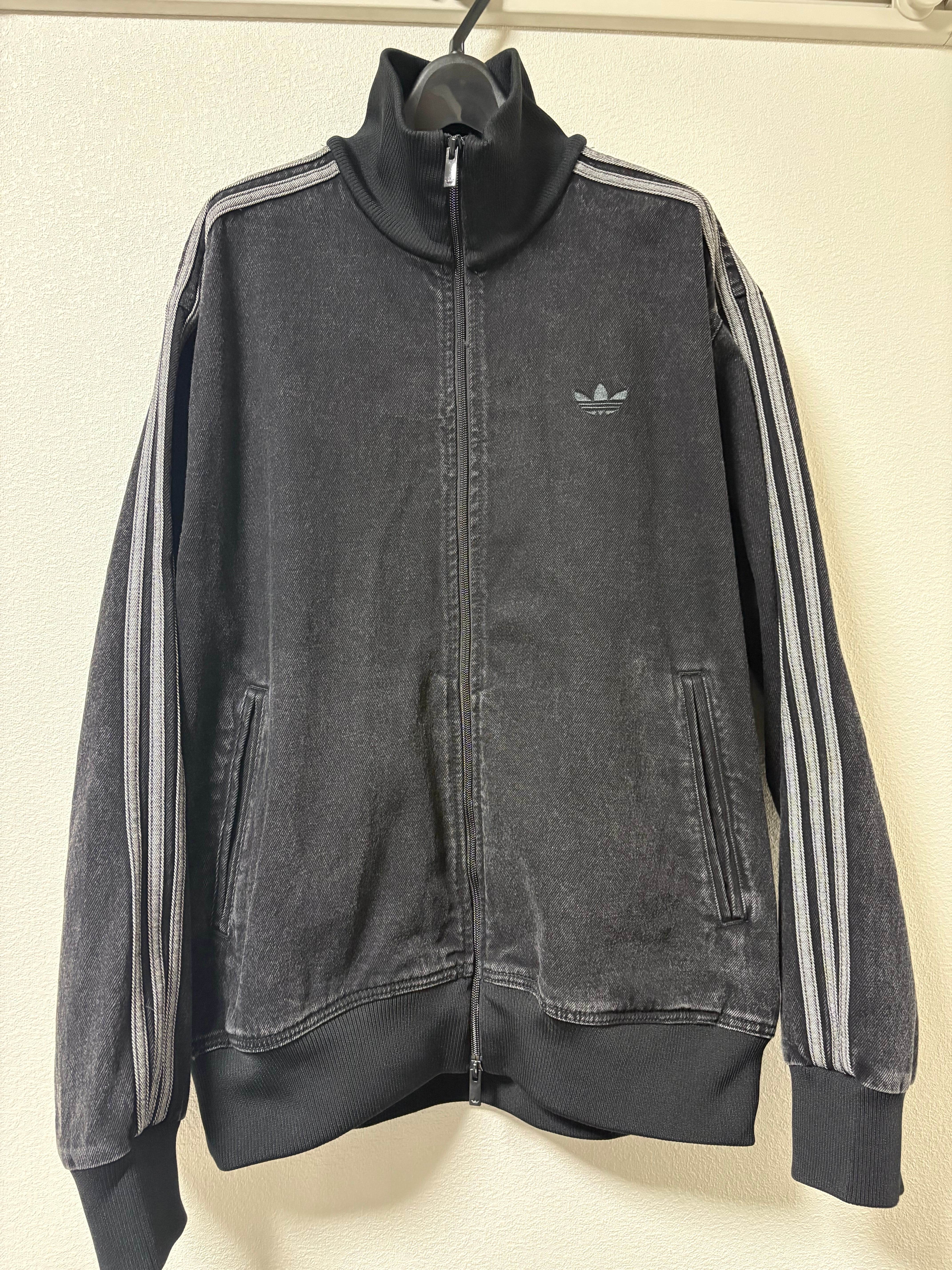 adidas Adicolor Denim Firebird Track Top "True Black Denim"