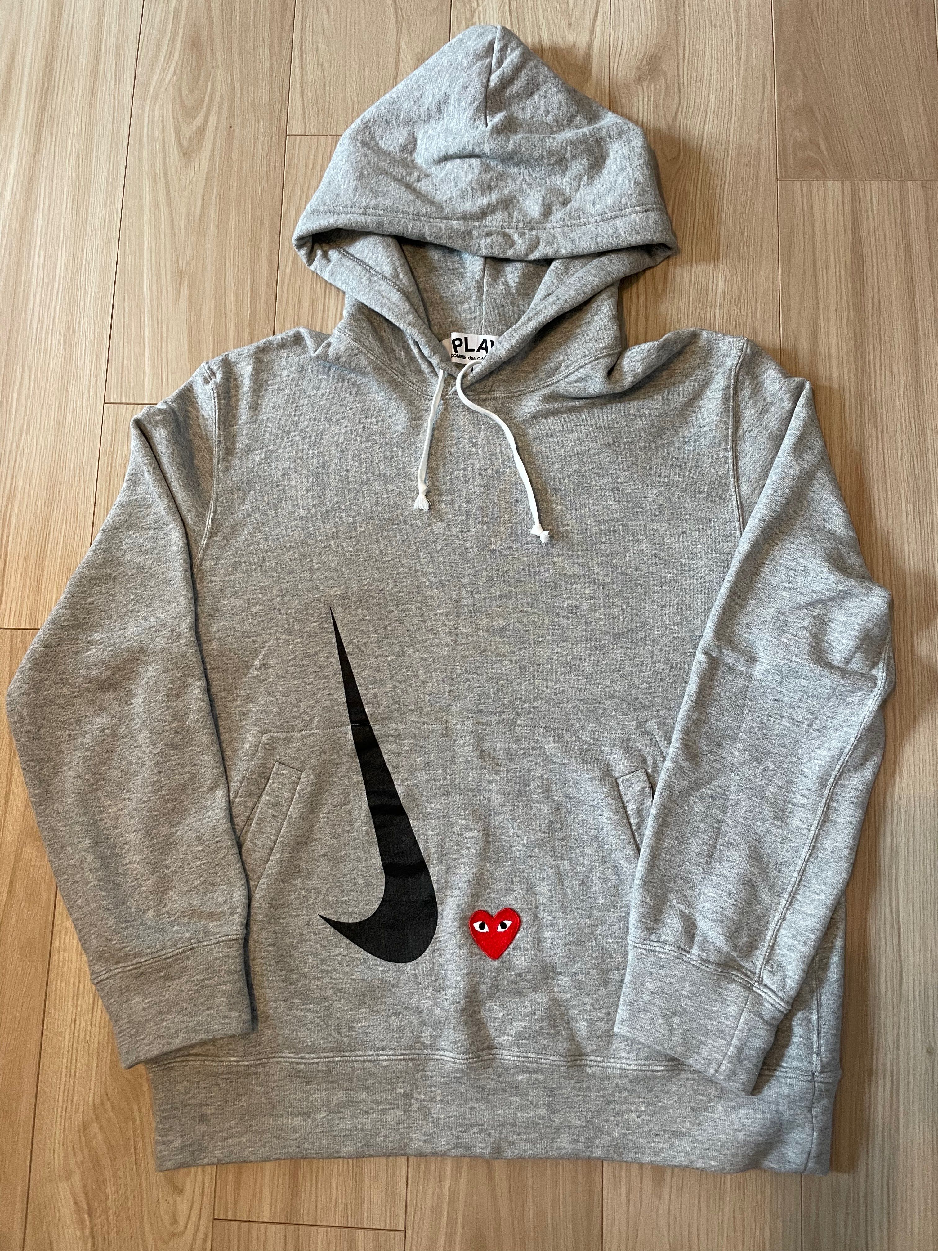 Nike x CDG Play Hoodie "Grey"