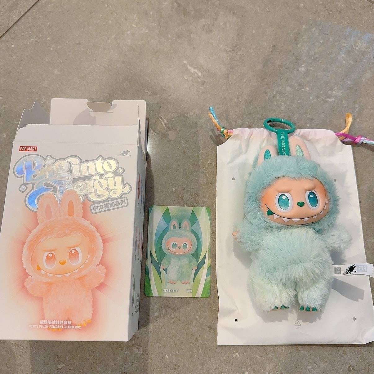 POP MART THE MONSTERS (LABUBU) Big into Energy Series Plush Pendant SERENITY