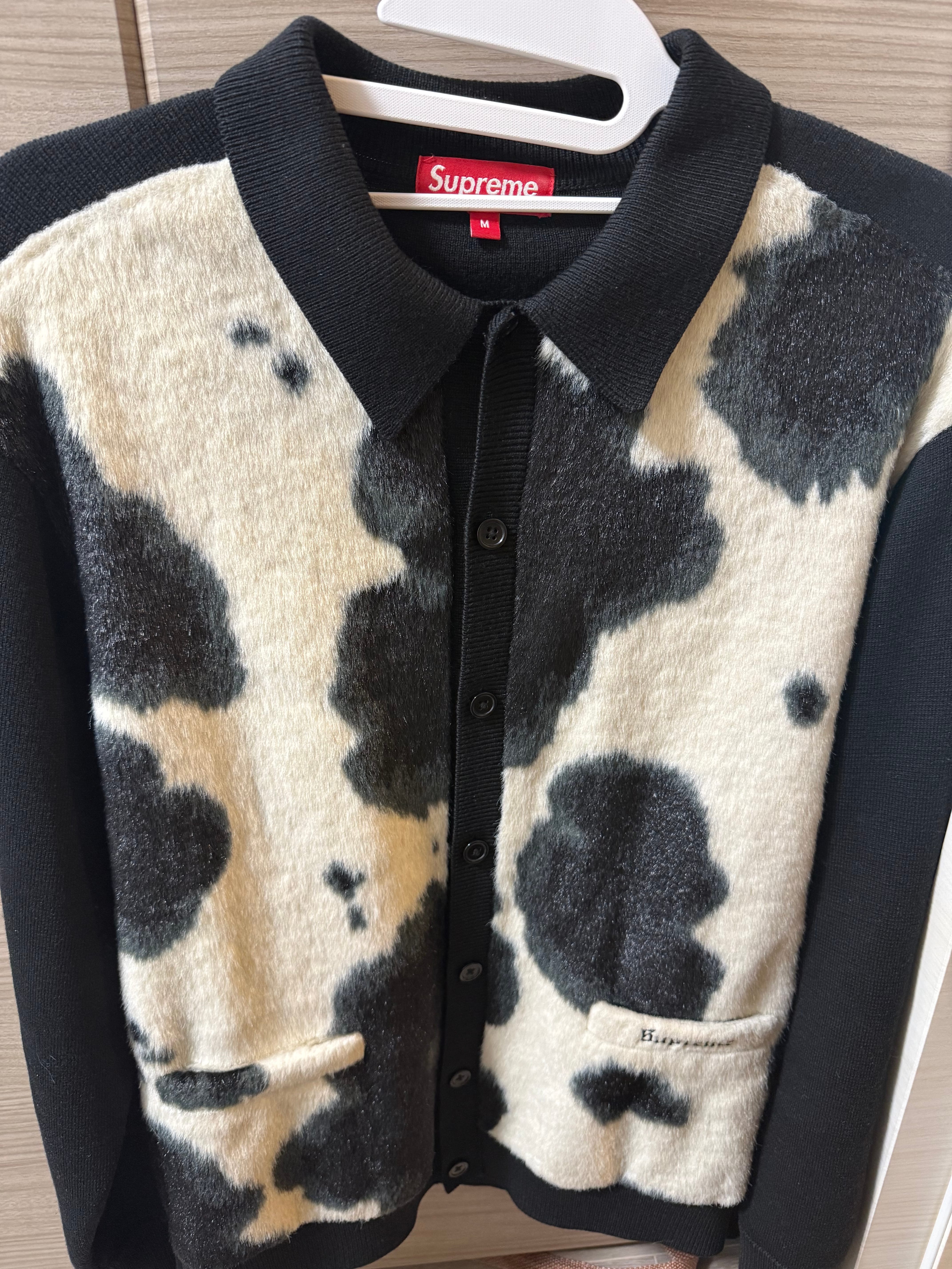 Supreme Cow Print Cardigan 