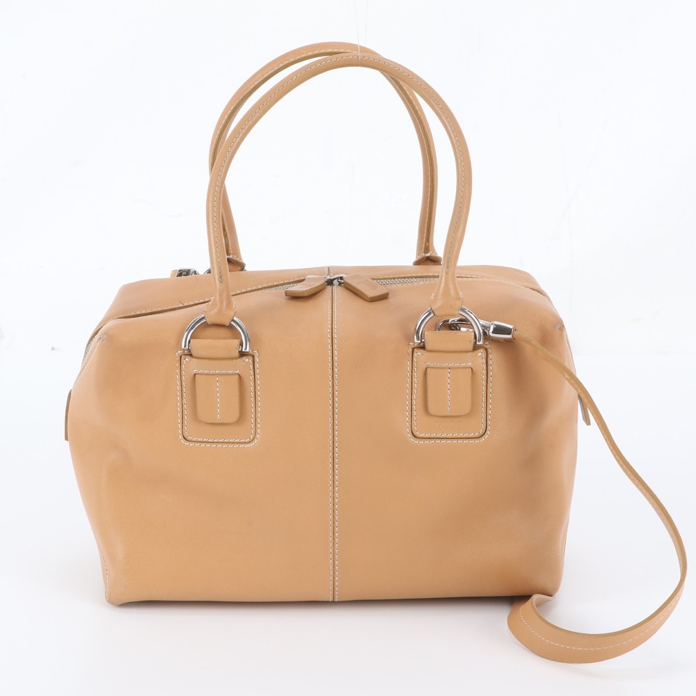 ■美品 トッズ ミニ ボストンショルダーバッグ レザー