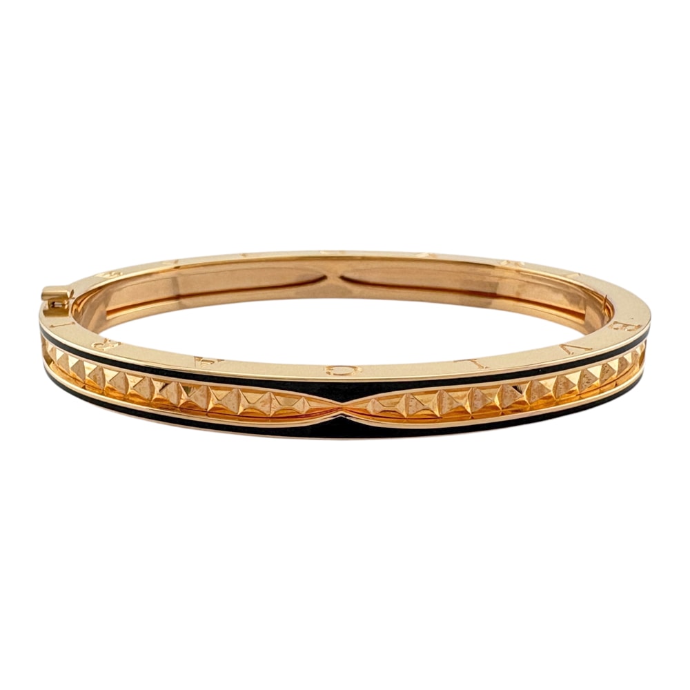 ブルガリ ビーゼロワン ロック バングル 18金 K18ピンクゴールド レディース BVLGARI 中古