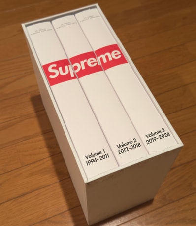 Supreme 30 Years T-Shirts 1994-2024 Book (3-Volumes) "White"