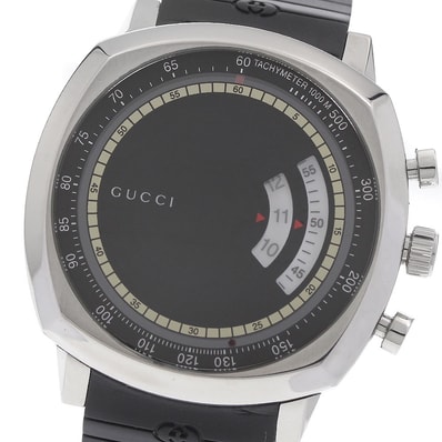 グッチ グリップクロノグラフ 157.2/YA157301 メンズ 【中古】