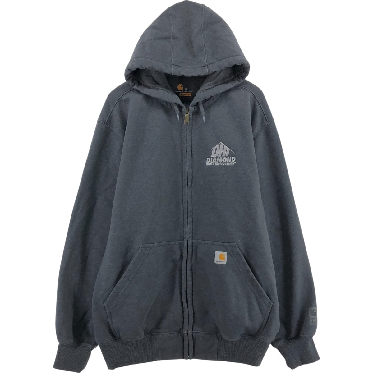 古着 カーハート Carhartt ORIGINAL FIT スウェットフルジップパーカー メンズXL相当/eaa544673