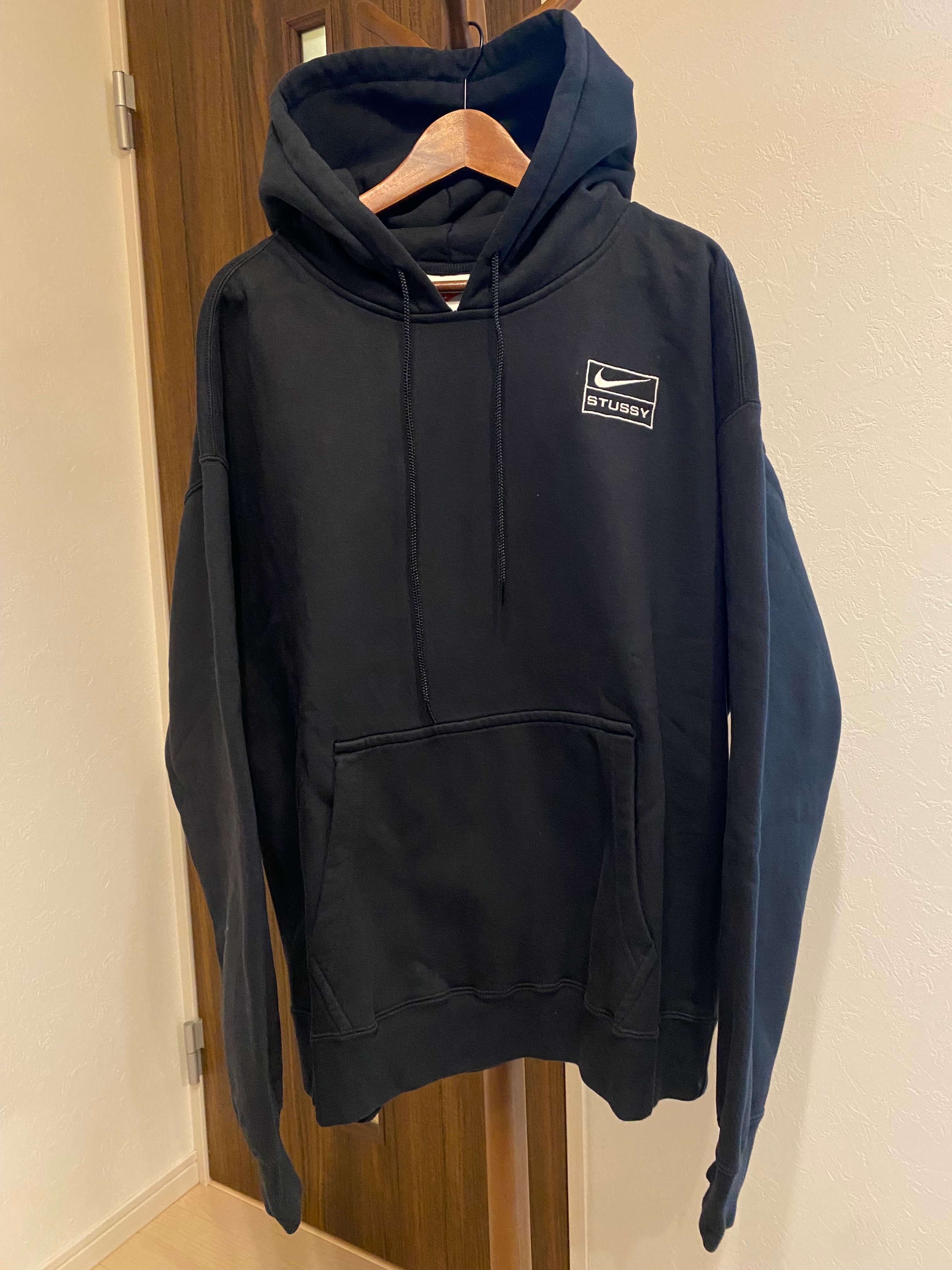 Stussy × Nike NRG Washed Hoodie (US Size) "Black" DN4028-010