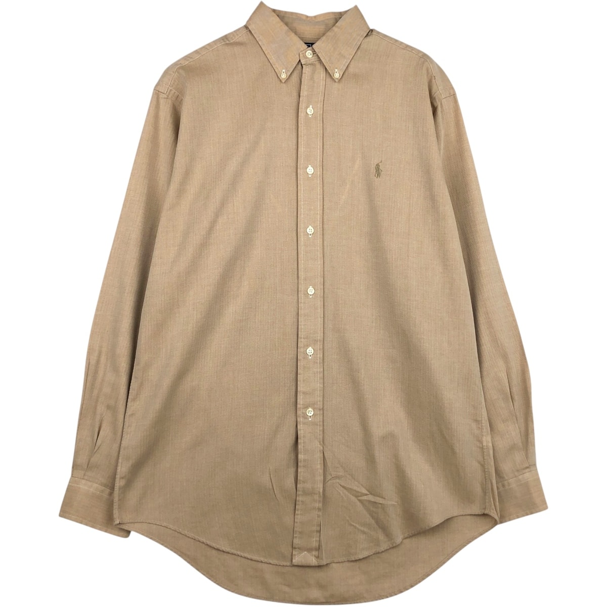 古着 ラルフローレン Ralph Lauren YARMOUTH 長袖 ボタンダウンシャツ メンズM相当/eaa643429