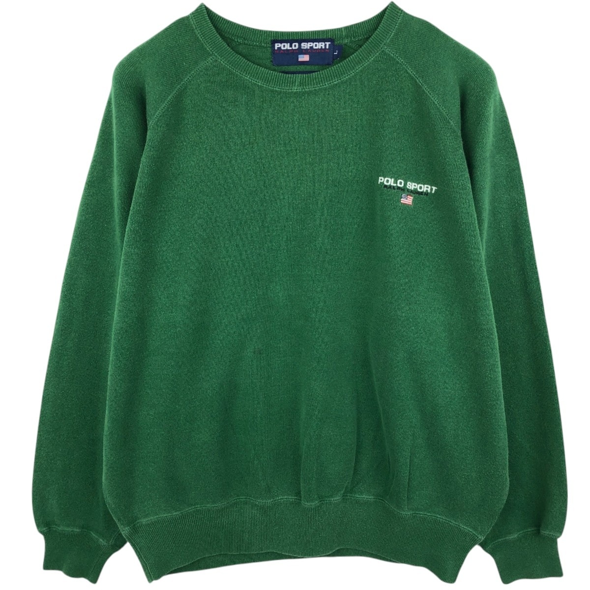 古着 ラルフローレン Ralph Lauren POLO SPORT ポロスポーツ コットンニットセーター メンズL相当/eaa682367