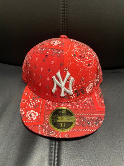 KITH × NEW ERA Yankees Deconstructed Bandana Low Profile "Pyre"