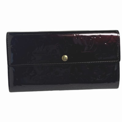ルイヴィトン LOUIS VUITTON 2つ折ファスナー付 M93524 ヴェルニ 長財布