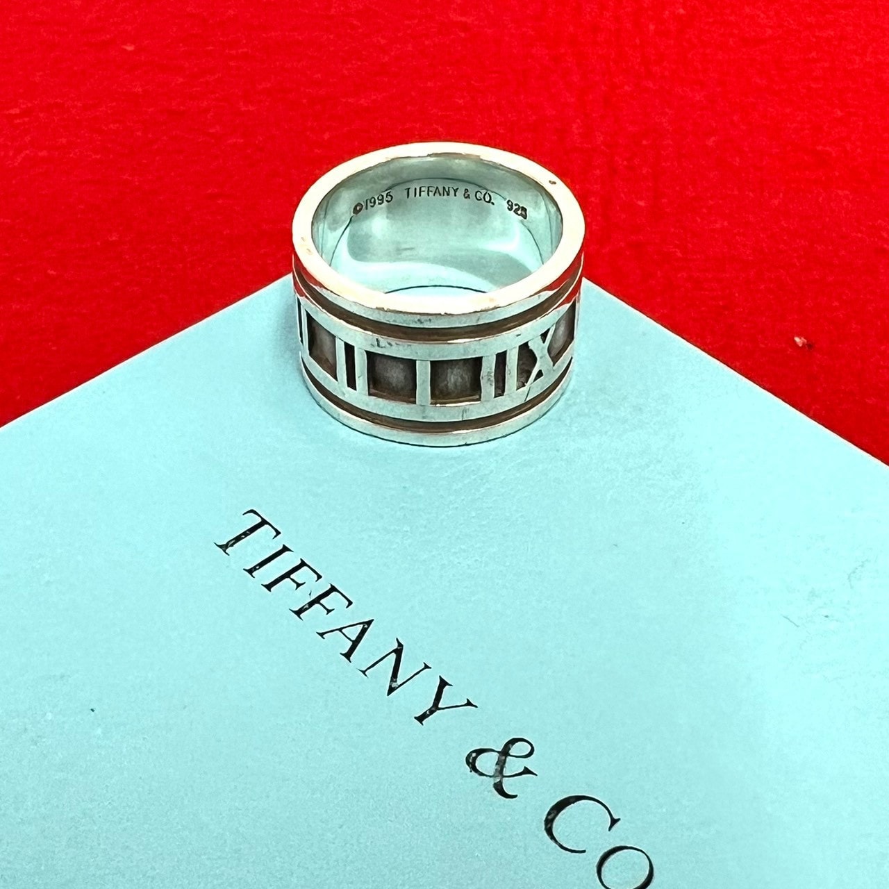 TIFFANY&Co. ティファニー アトラス ワイド リング シルバー925 リング・指輪 11号 シルバー
44482
