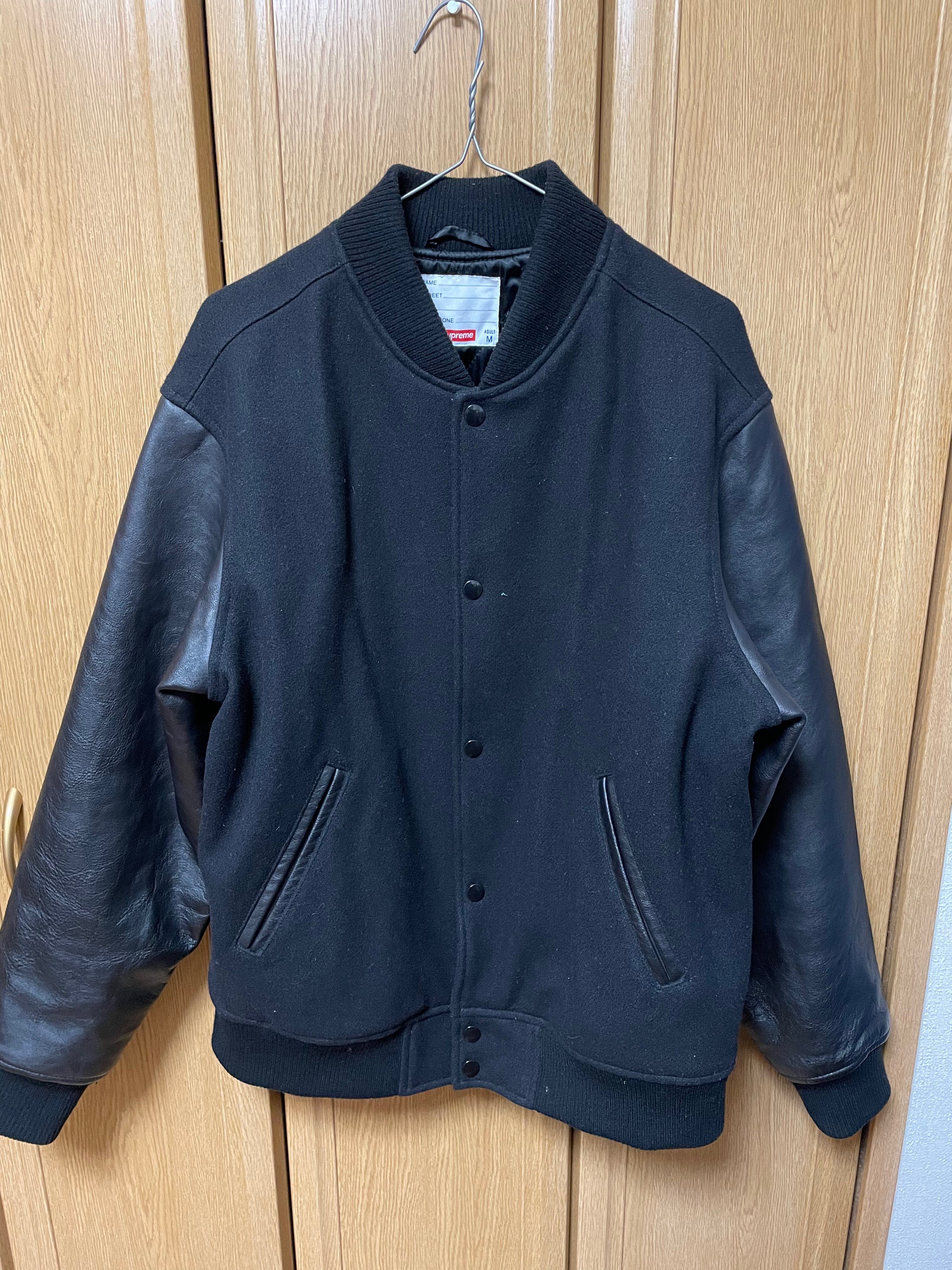 Supreme Motion Logo Varsity Jacket "Black"