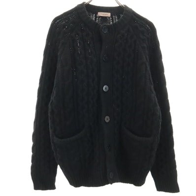 BEAMS LIGHTS ビームスライツ 長袖 ニットカーディガン S ブラック