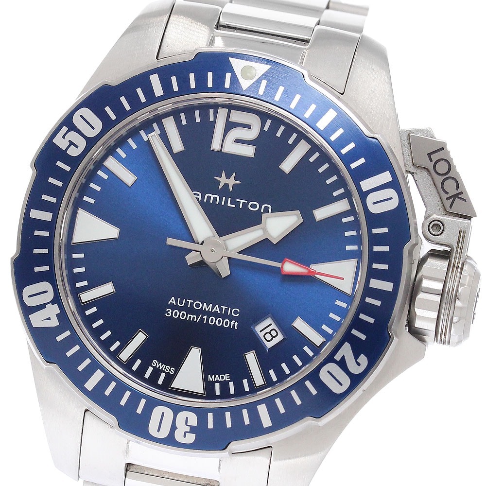 ☆美品 ★箱・保 ハミルトン カーキ デイト H777050 メンズ 【中古】