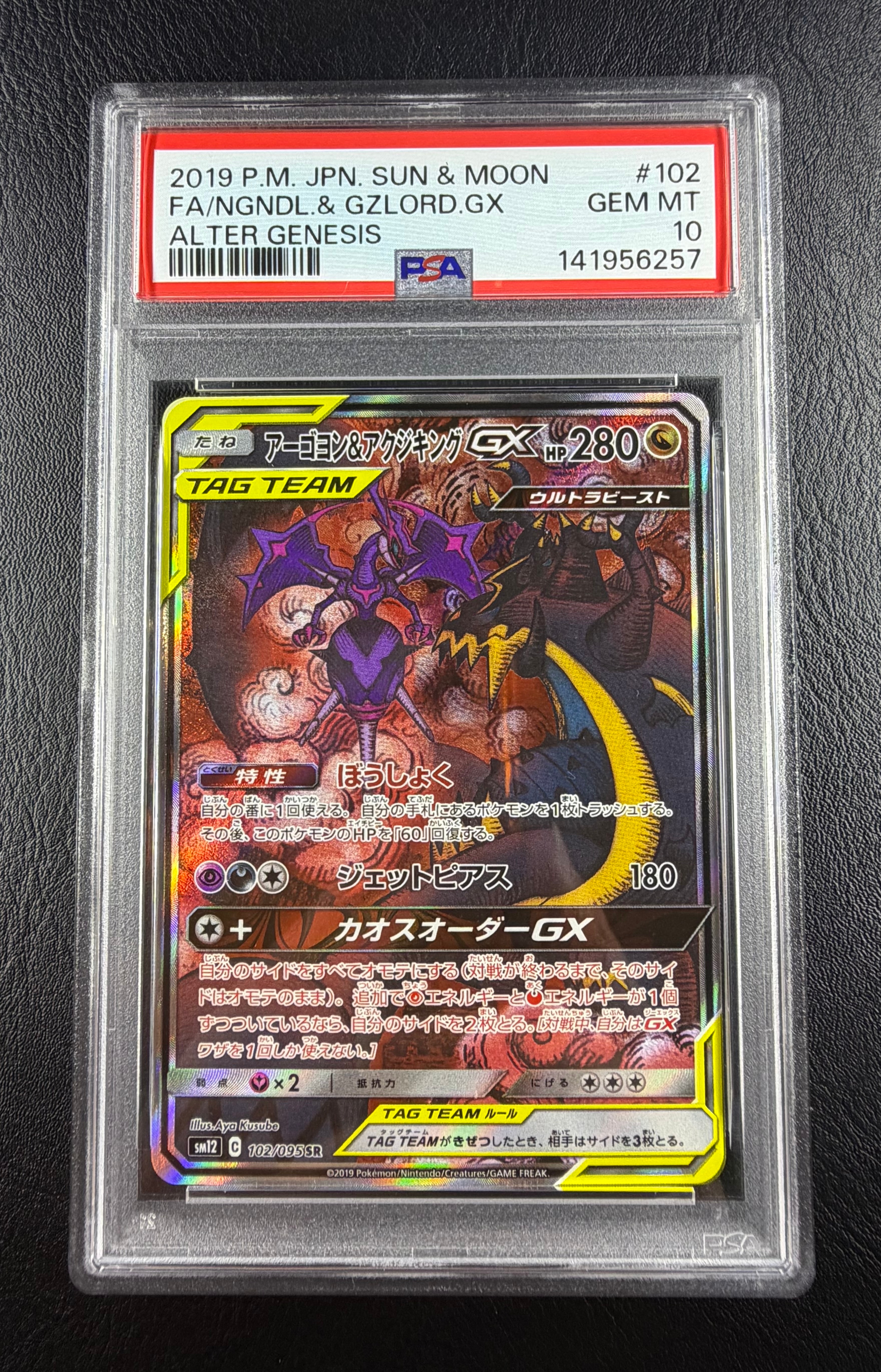 アーゴヨン&アクジキングGX SR: SA[SM12 102/095](拡張パック