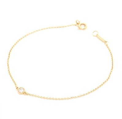 Tiffany & Co. Elsa Peretti Diamonds By the Yard Diamond Bracelet "Yellow Gold"