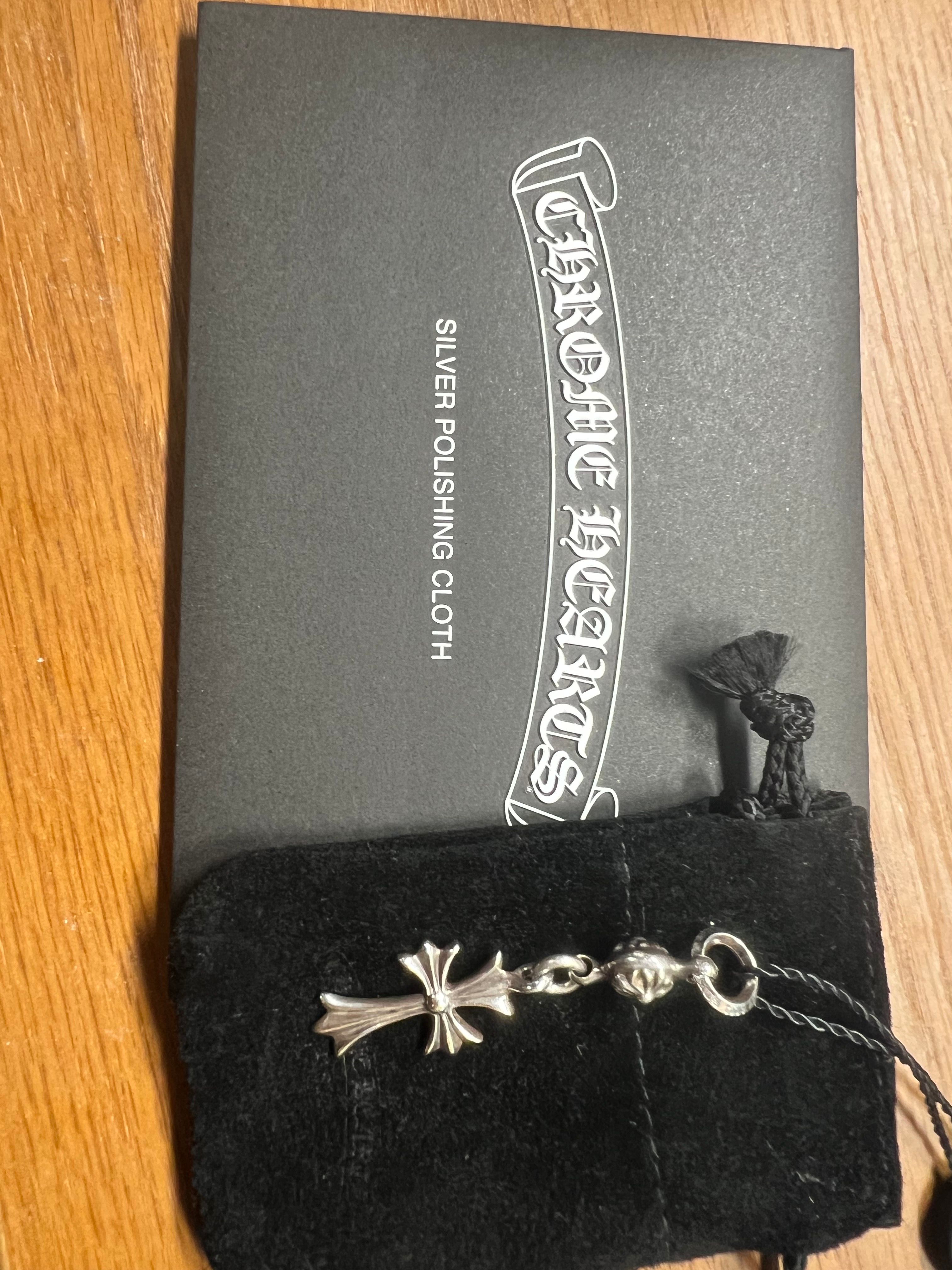 Chrome Hearts 1 Ball Tiny CH Cross Charm "Silver"