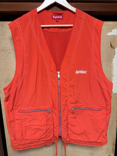 Supreme Nylon Cargo Vest "Dark Orange"