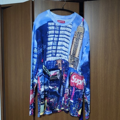 Supreme Skyline Sequin L/S Top "Day"