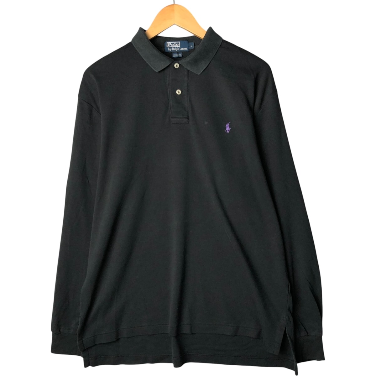 古着 ラルフローレン Ralph Lauren POLO by Ralph Lauren 長袖 ポロシャツ メンズL相当/eaa572959