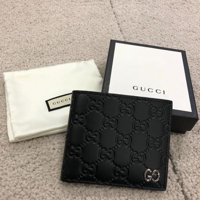 GUCCI Signature Coin Wallet "Black"