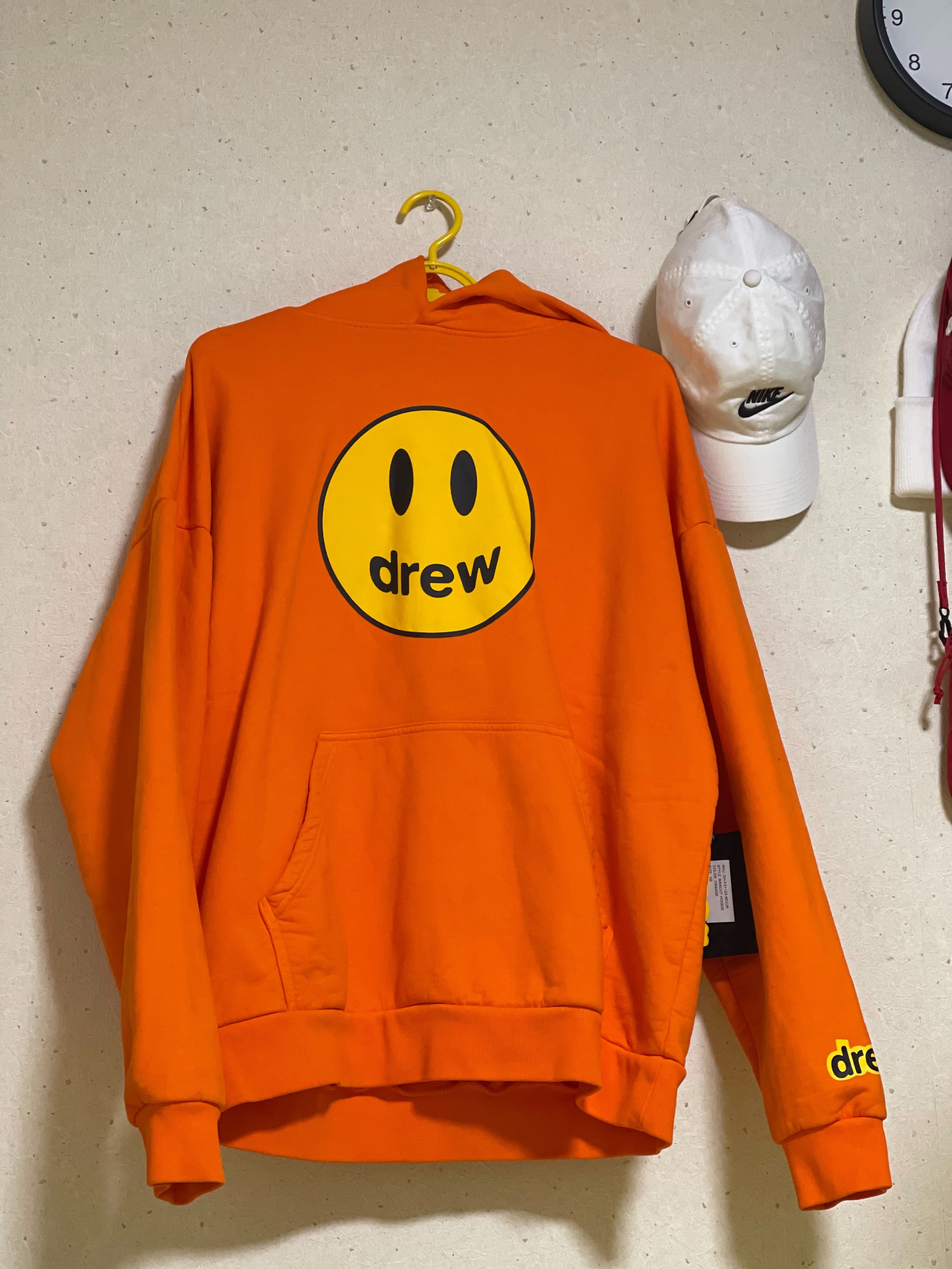 drew house secret deconstructed hoodie"Black"