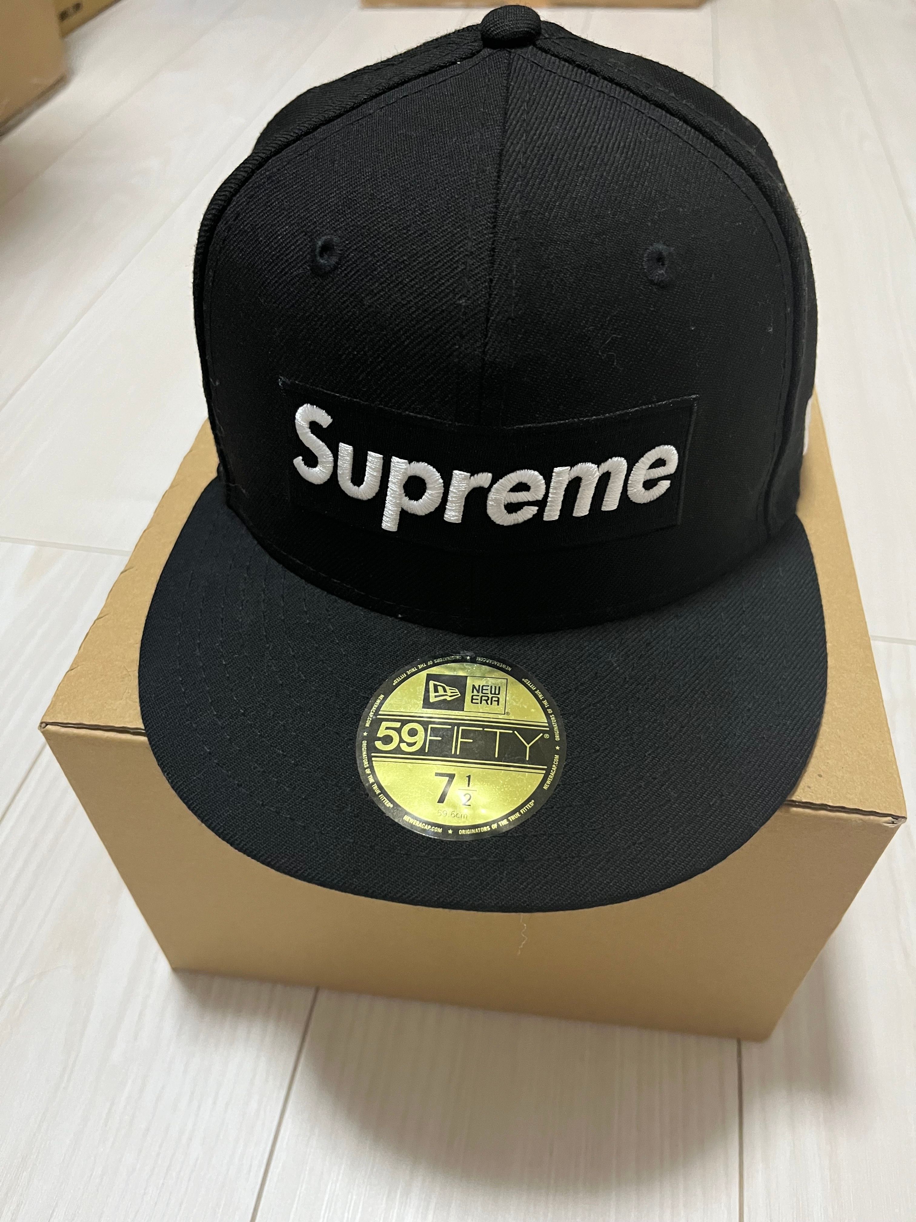 Supreme World Famous Box Logo New Era® "Black"