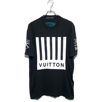 Louis Vuitton バーコードアンドアースニットTシャツ Black