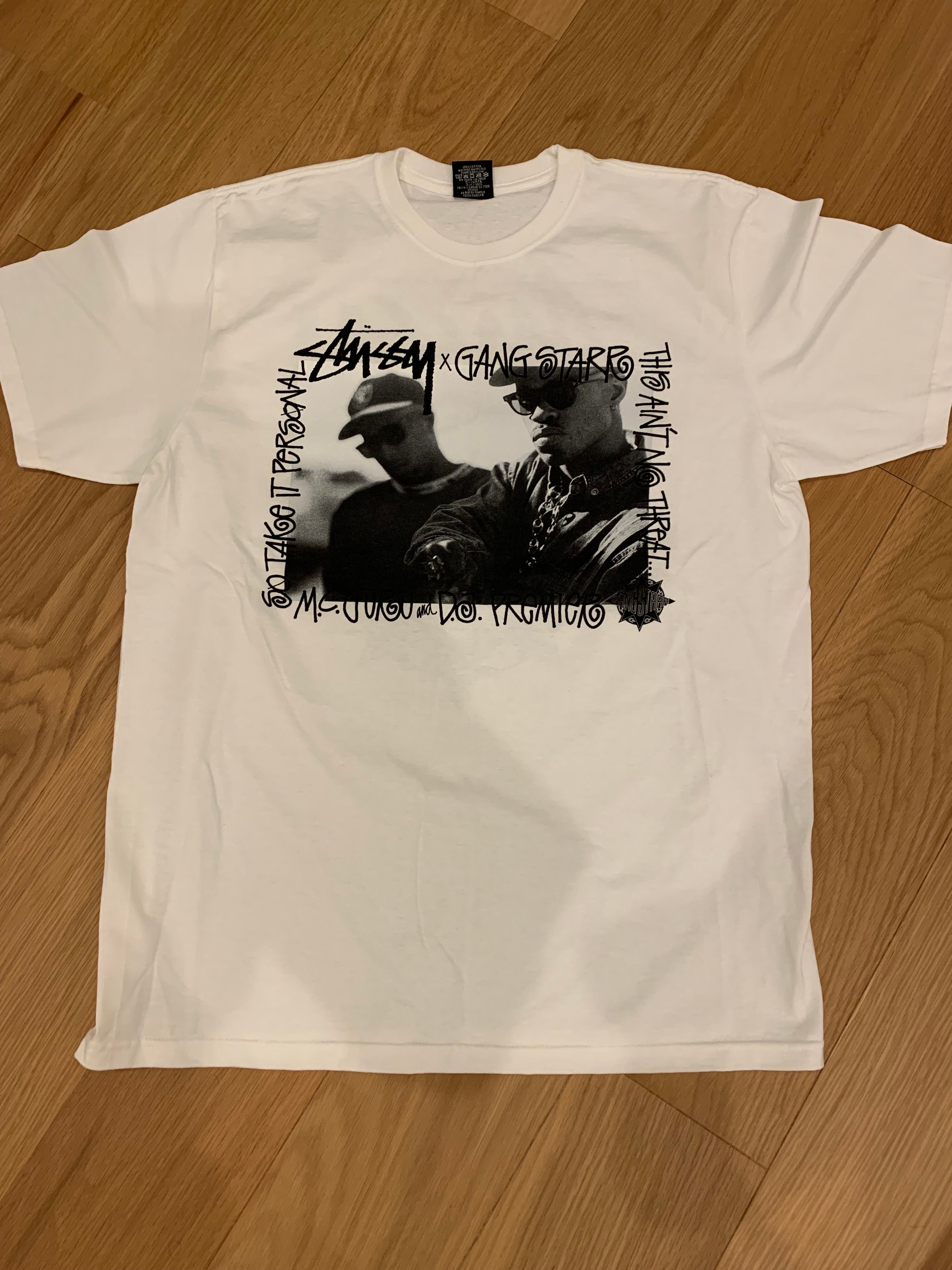 Stussy x Gang Starr Take It Personal Tee "White"