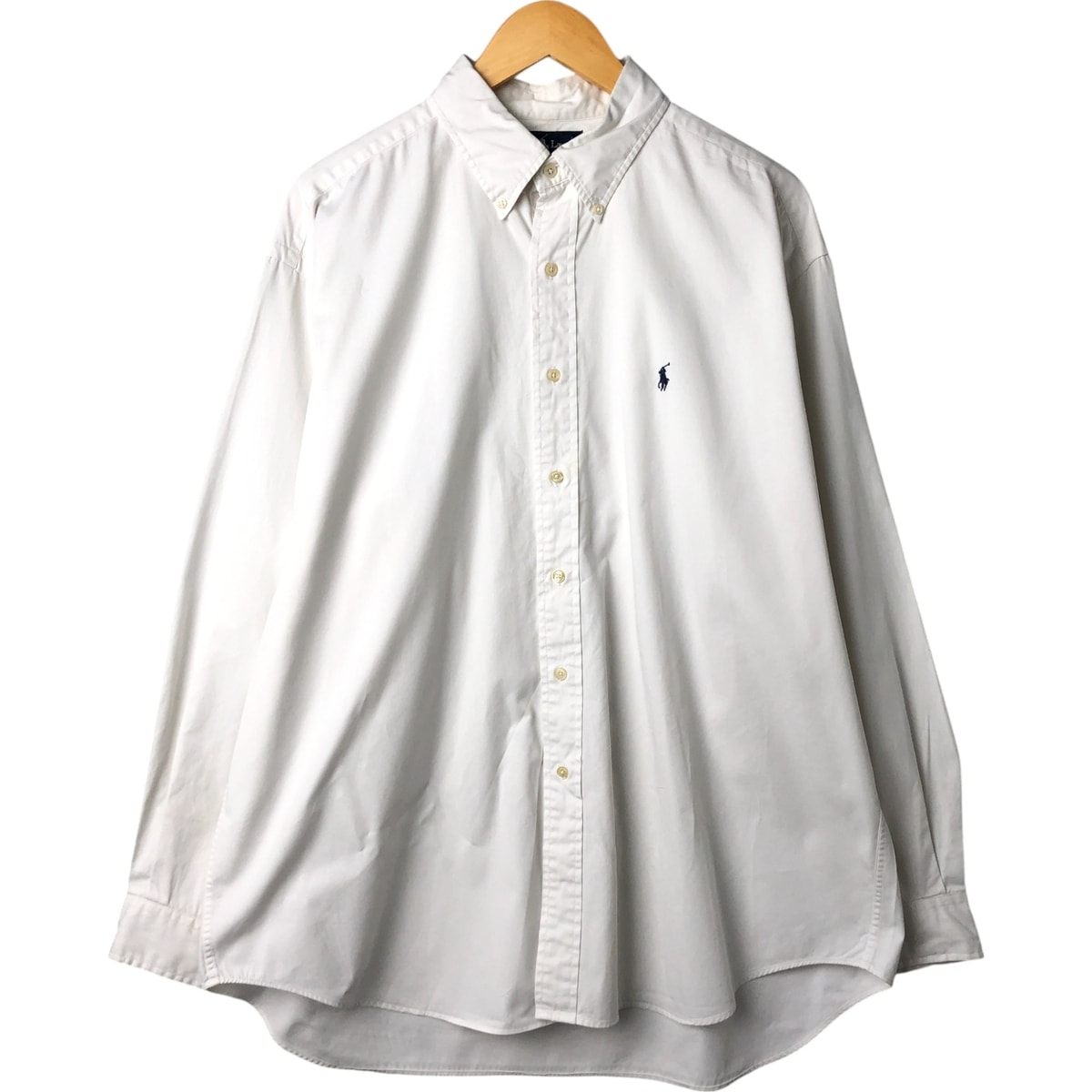 古着 ラルフローレン Ralph Lauren BLAKE 長袖 ボタンダウンシャツ メンズXL相当/eaa560287