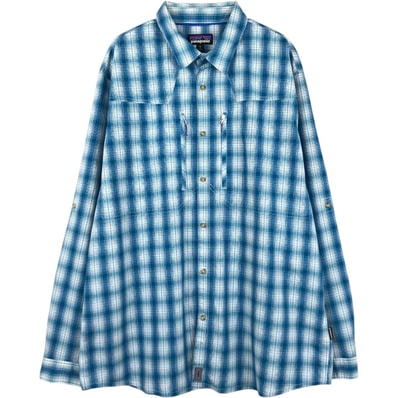 古着 パタゴニア Patagonia 52196SP16 チェック柄 長袖 フィッシングシャツ メンズXL相当/eaa675074