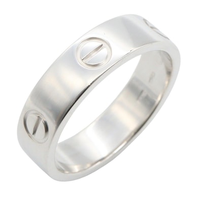カルティエ CARTIER ラブリング リング・指輪 ジュエリー K18WG(ホワイトゴールド) メンズ レディース シルバー系 B4084700 【中古】