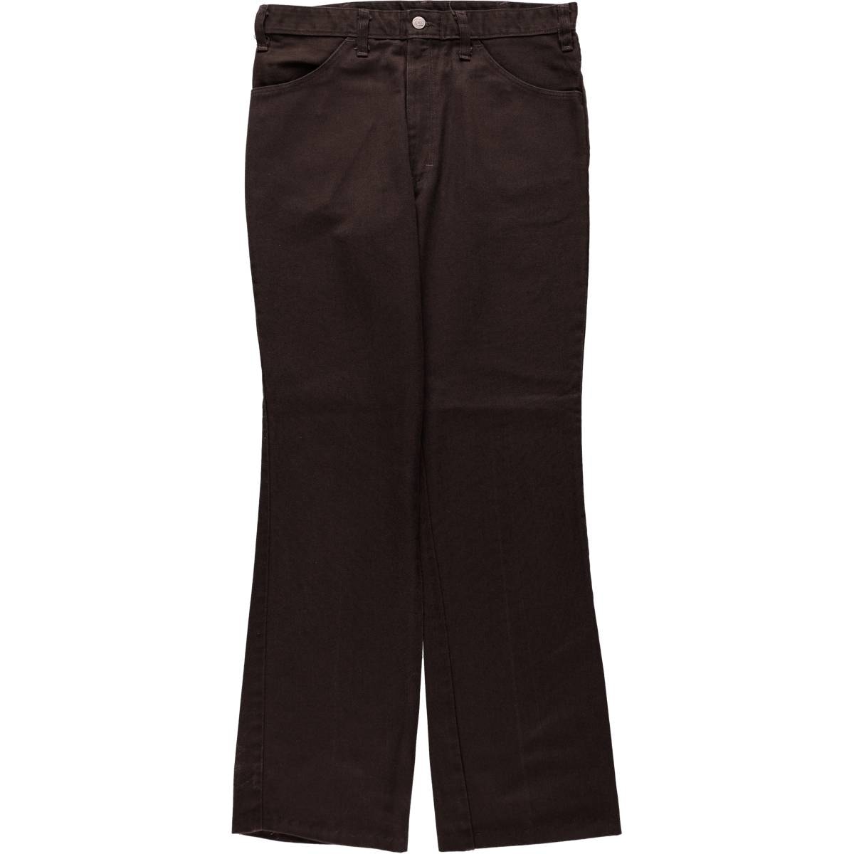 古着 ~80年代 ディッキーズ Dickies チビタグ ブーツカットデニムパンツ USA製 メンズw32相当 ヴィンテージ/eaa667666